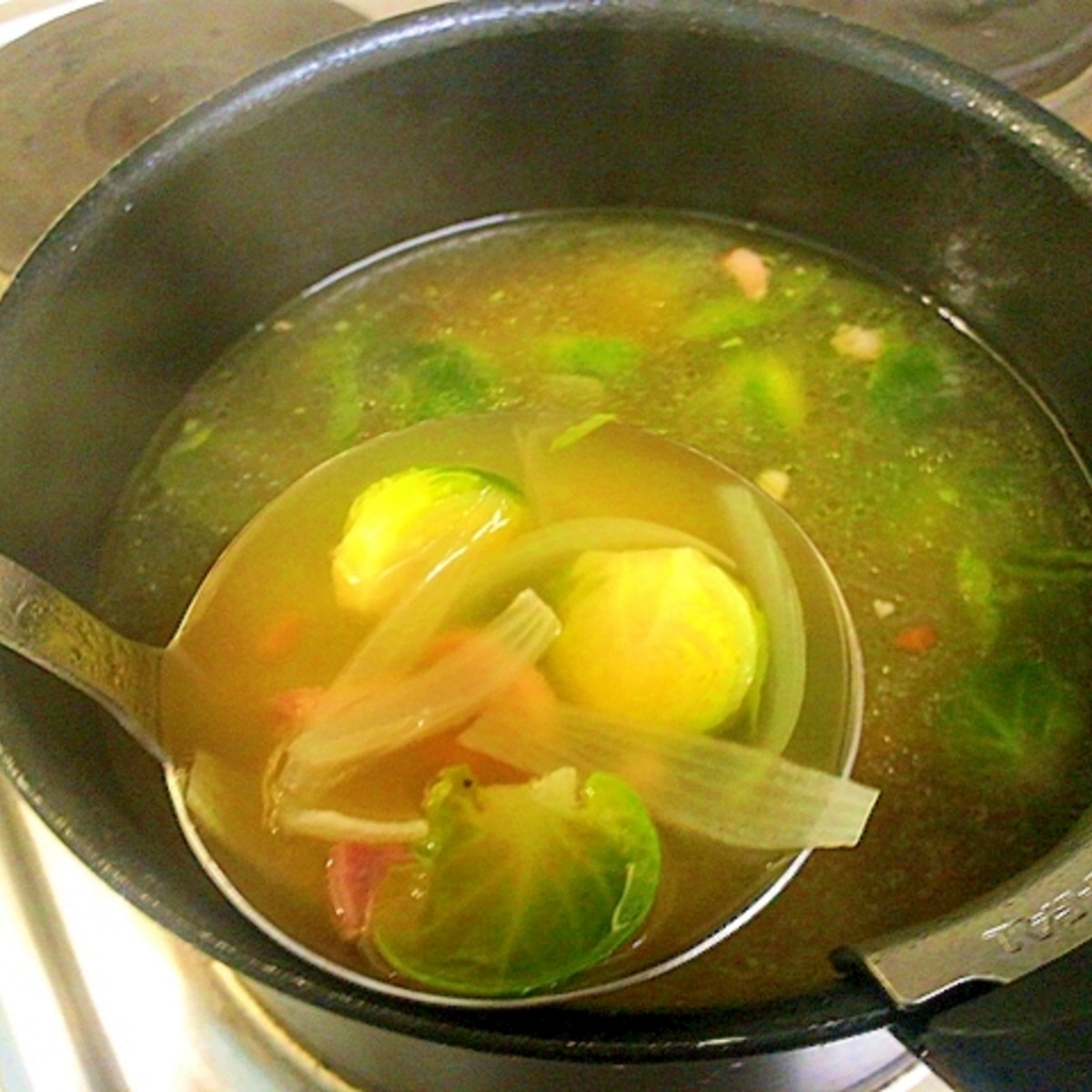 芽キャベツのコンソメスープ レシピ 作り方 By Belle Marianne 楽天レシピ